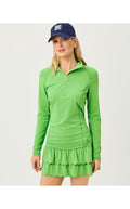 UPF 50+ Justine Half Zip Up Chateau Green