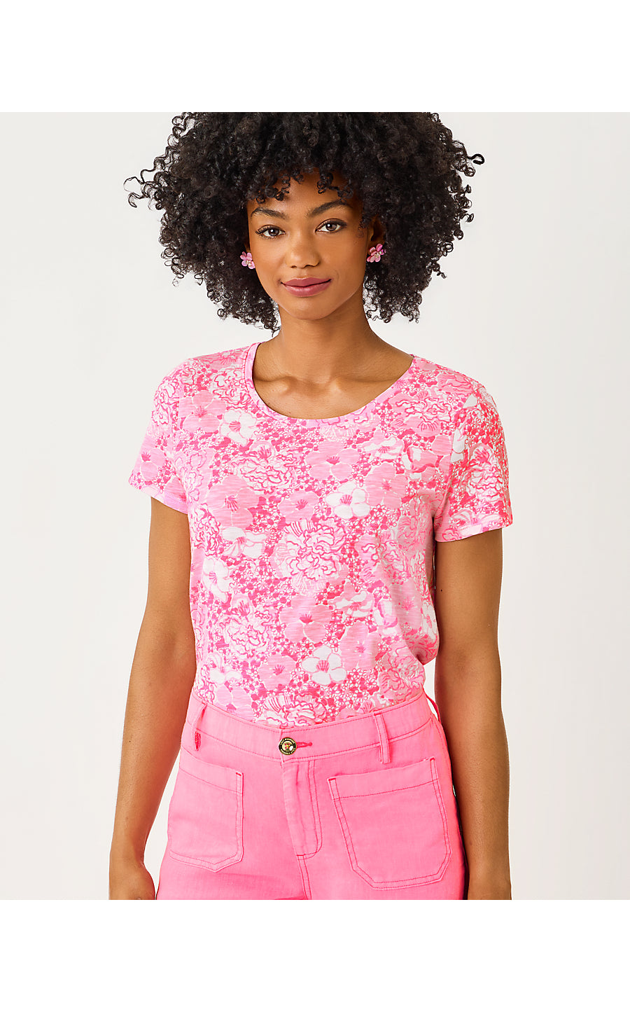 Etta Scoop-Neck Conch Shell Pink Burst Of Joy