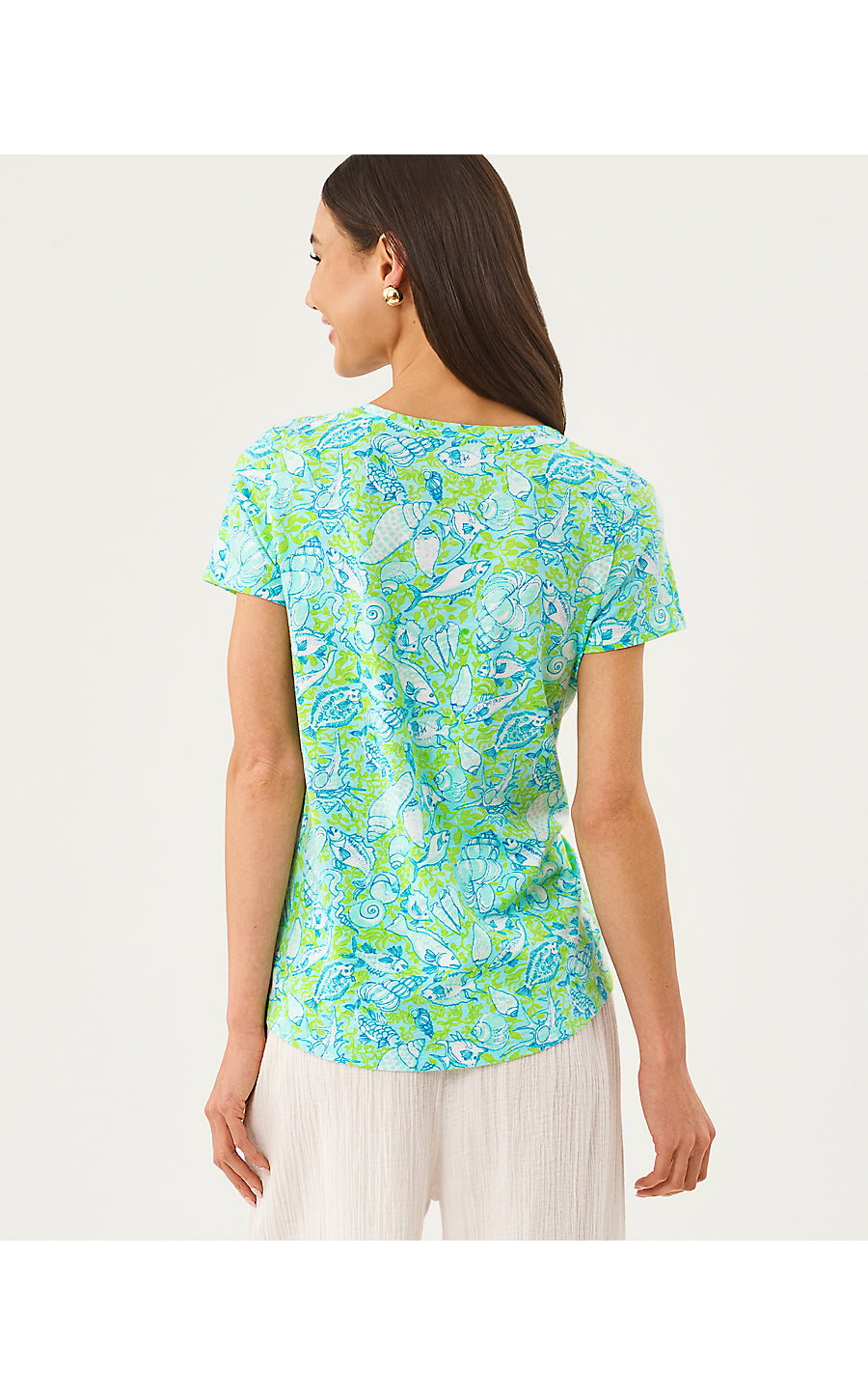 Etta Scoop-Neck Top Day Dream Blue Throw Me A Line
