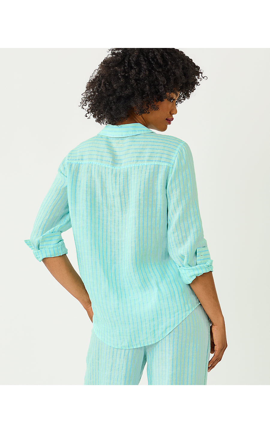 Sea View Button Down Mint Condition X Capri Blue Saint Tropez Stripe