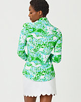 Upf 50+ Skipper Popover Capri Blue Galloping Gals