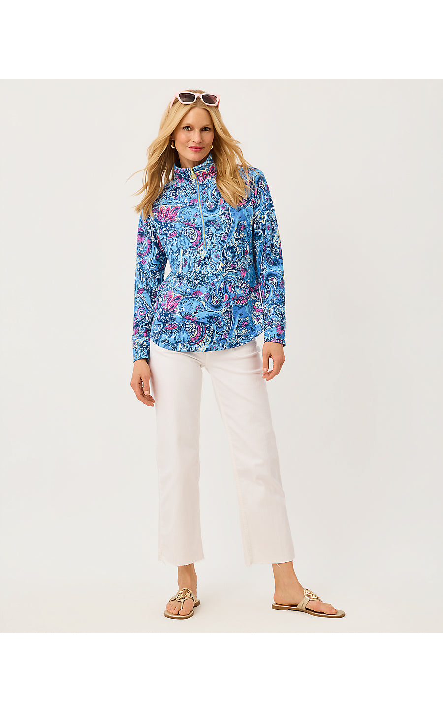 UPF 50+ Skipper Popover Multi Paisley Parade
