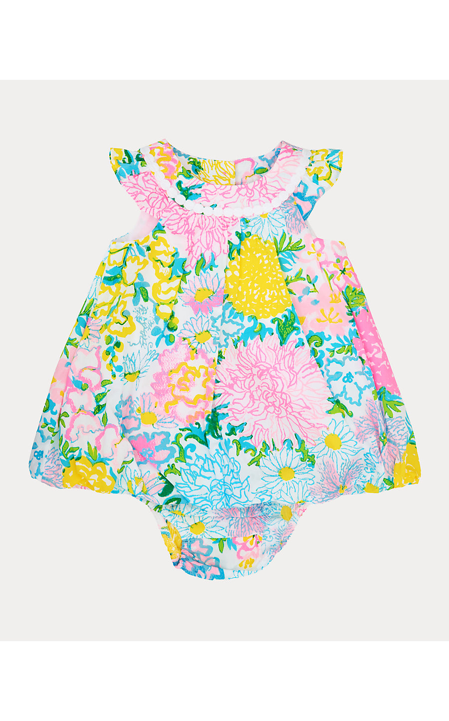 Baby Paloma Bubble Dress Multi Lilly Garden