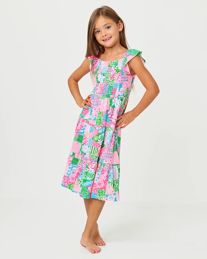 Mini Jilly Midi Dress Multi Crazy Quilt