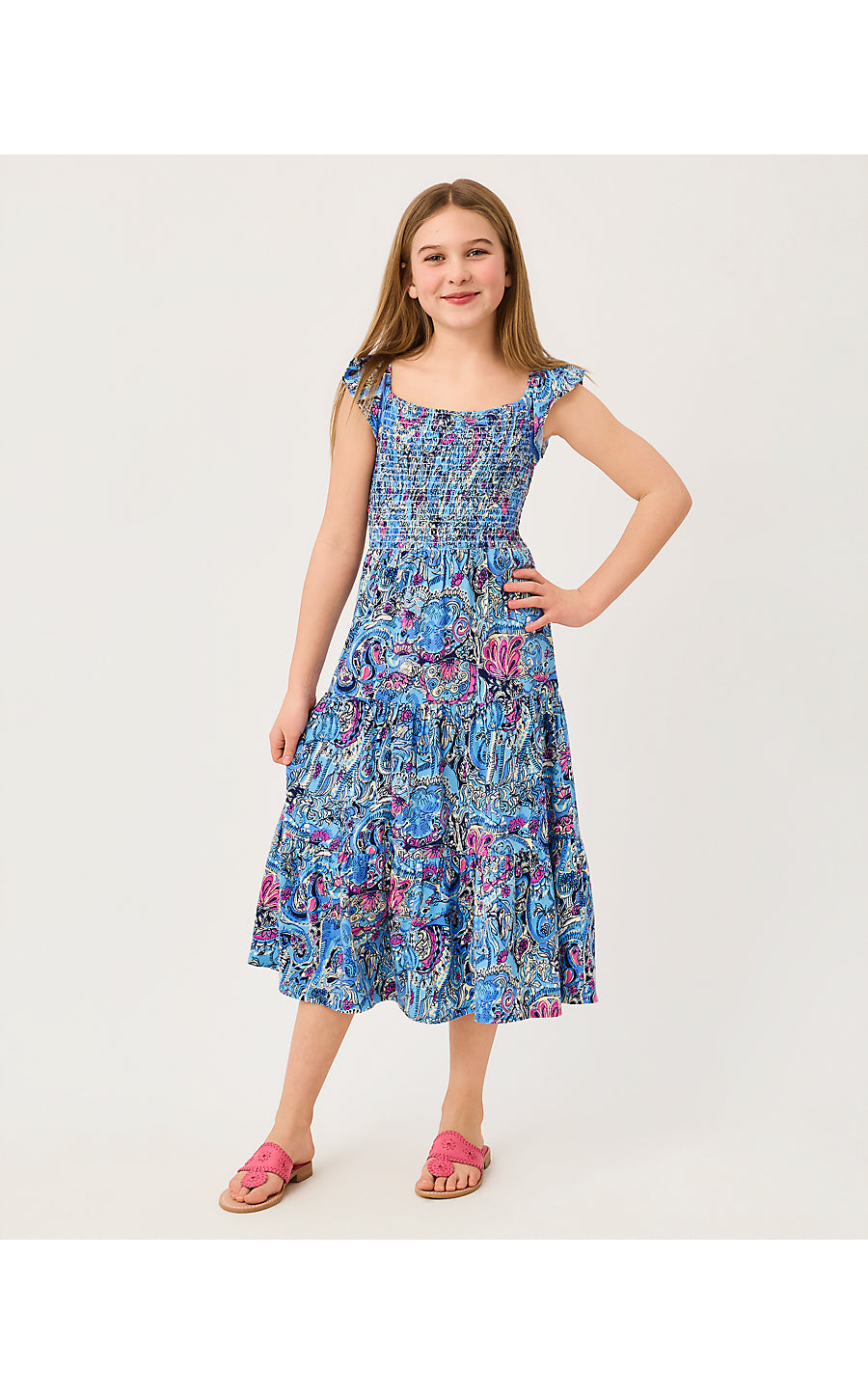 Mini Jilly Midi Dress Multi Paisley Parade