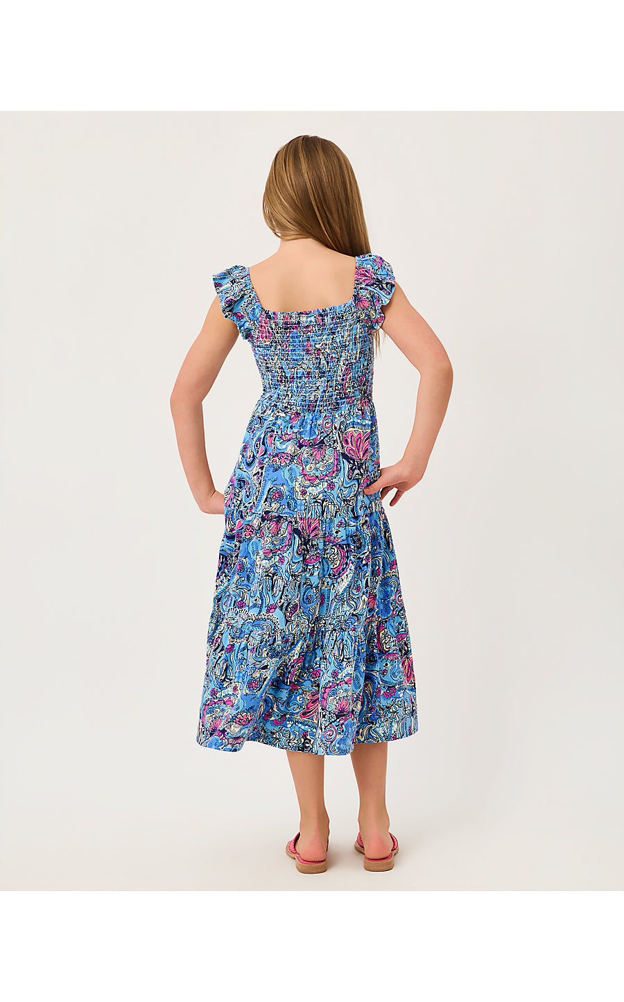 Mini Jilly Midi Dress Multi Paisley Parade