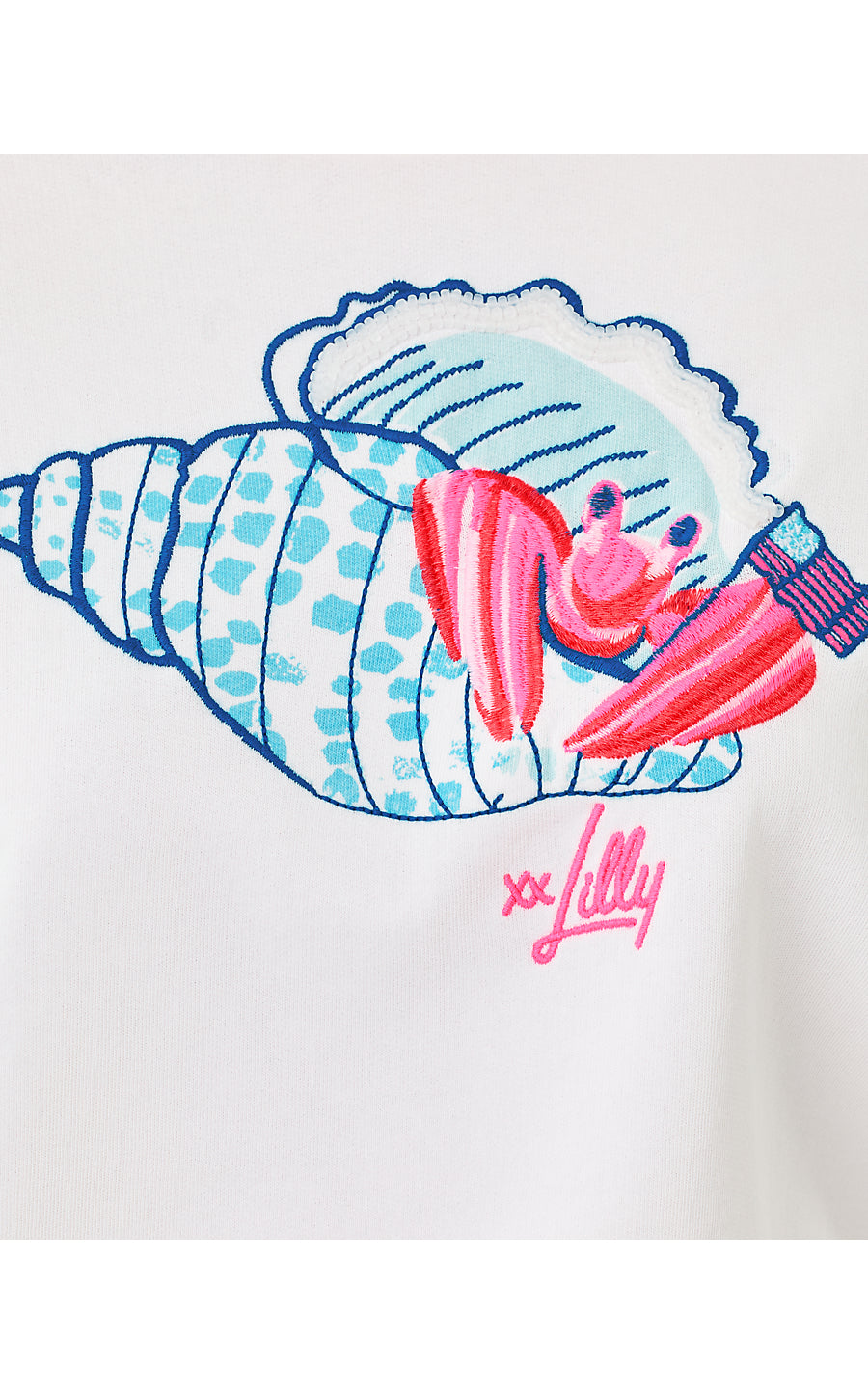 Ballad Long Sleeve Sweatshirt Multi Society Crab Embroidery