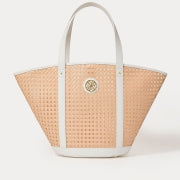 WINTOUR CANE TOTE SAND BAR X RESORT WHITE