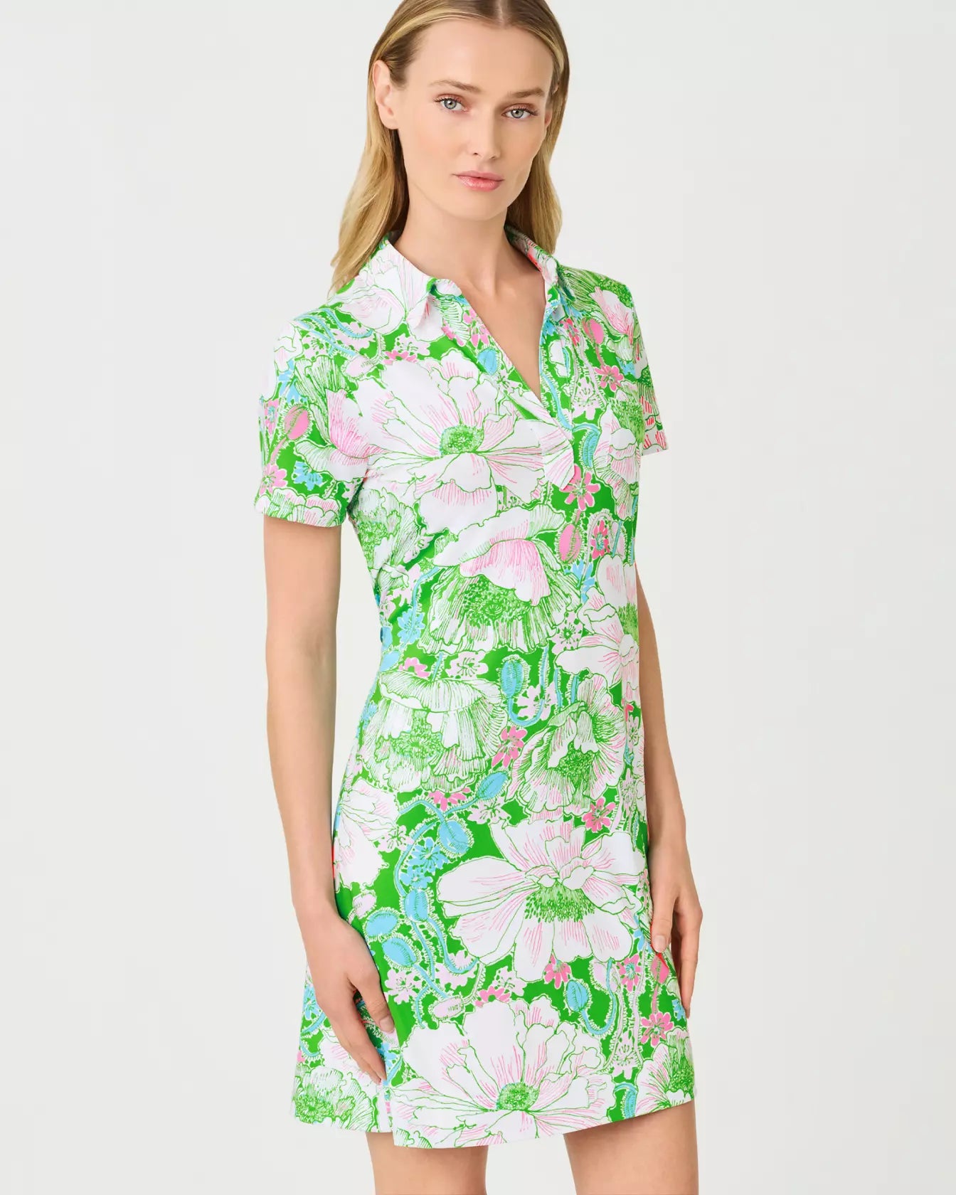 Dune Upf 50+ Short Sleeve Putting Green Poppyland