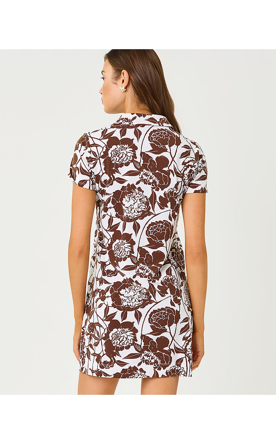 UPF 50+ Dune Short Sleeve Dress Resort White Marni