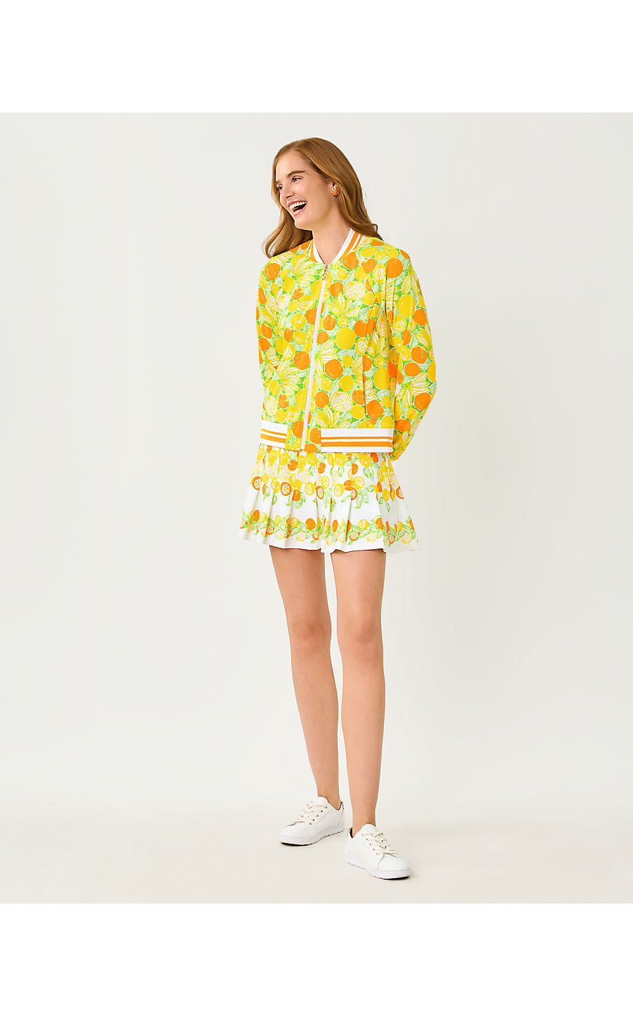 UPF 50+ Annora Skort  Resort White Zesty Engineered