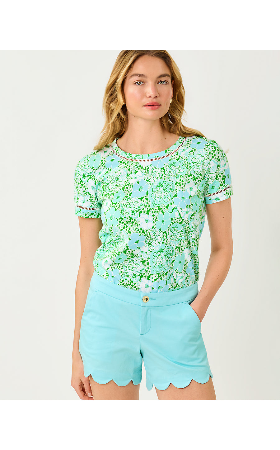 Buttercup Stretch Short Day Dream Blue