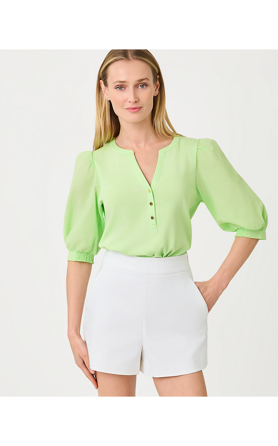 Sarissa Stretch Short Resort White
