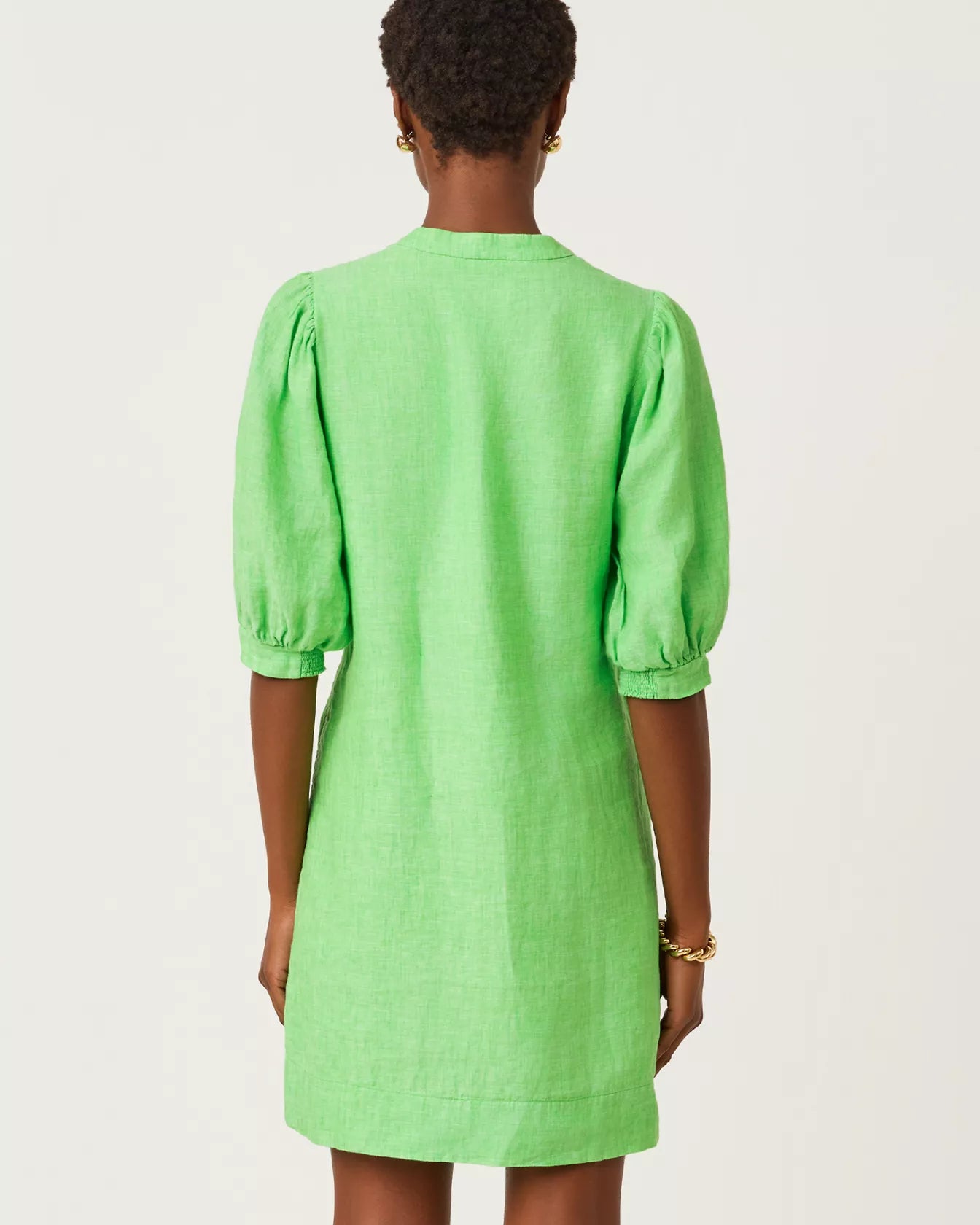 Mialeigh Linen Dress Putting Green