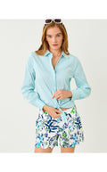 The Tie Lilly Shirt Capri Blue Shadow Shirting Stripe