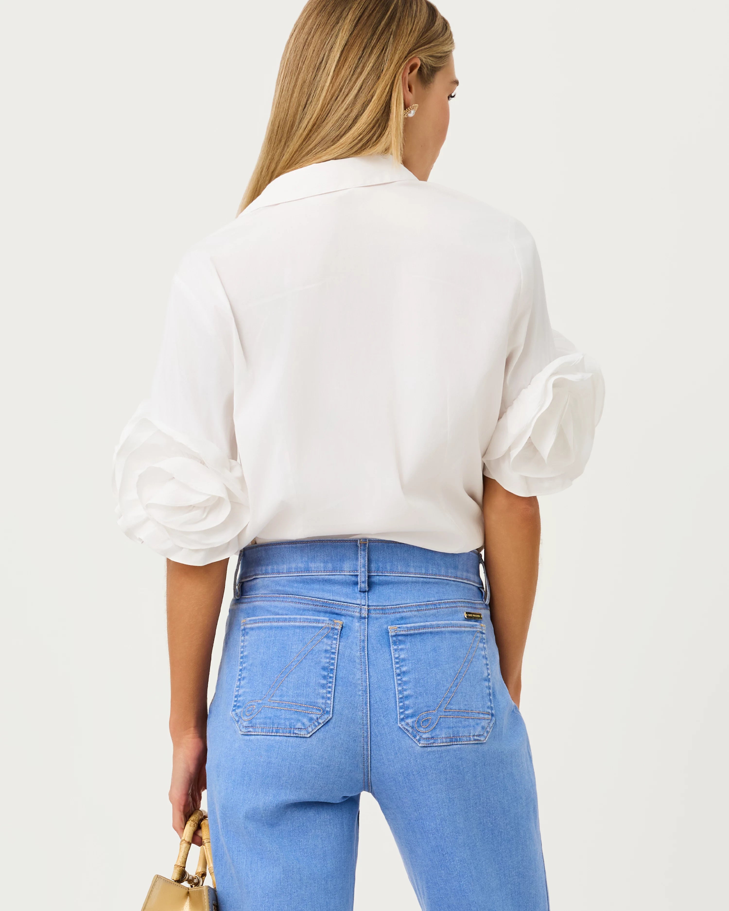 The Flower Lilly Shirt Resort White