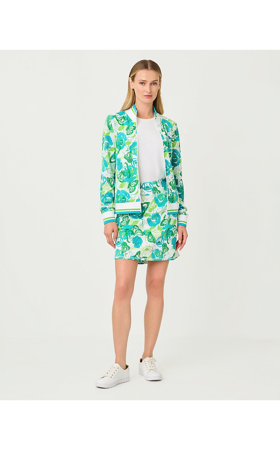 UPF 50+ Regate Jacket Resort White Monarch Rose