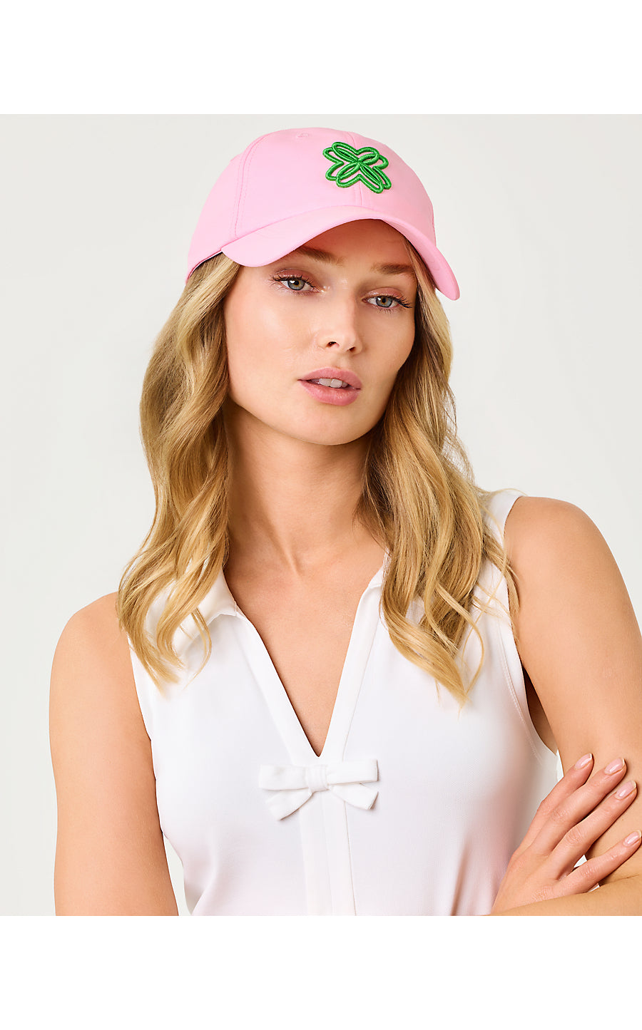 Logo Run Around Hat Conch Shell Pink