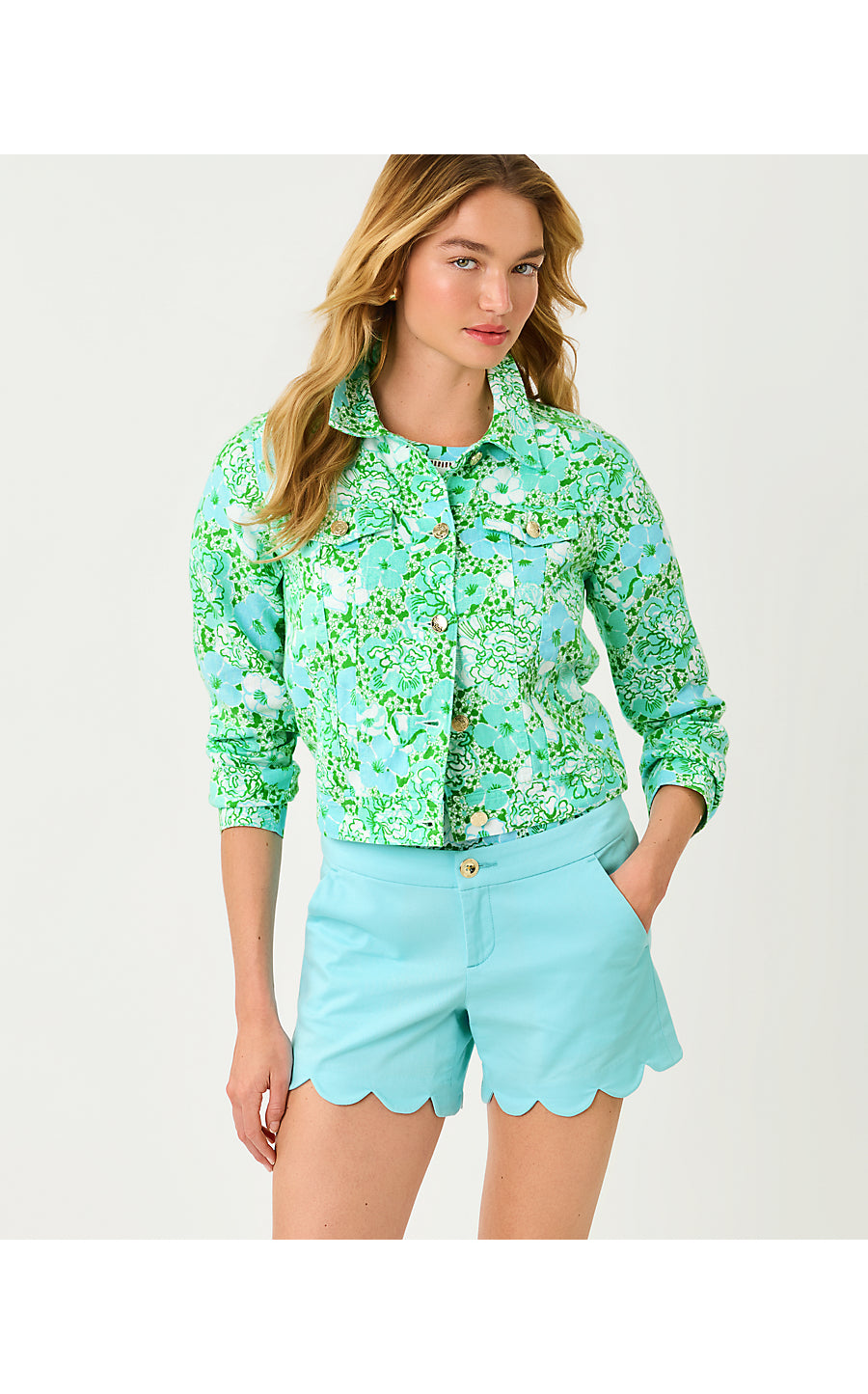 Seaspray Linen Jacket Mint Condition Burst Of Joy