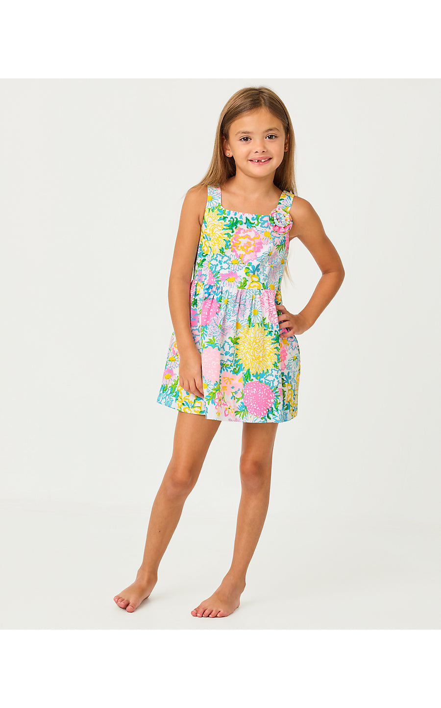 Bellefleur Dress Multi Lilly Garden