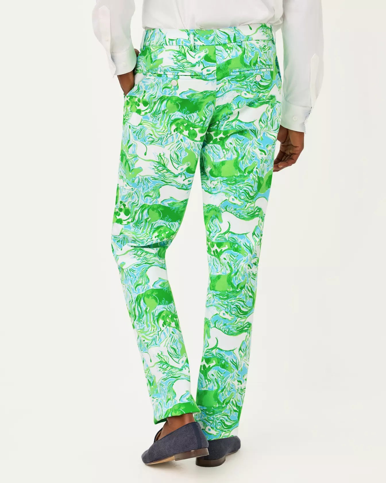 Mens Mizner Stretch Capri Blue Galloping Gals