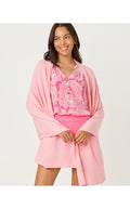 Lanelle Wrap Heathered Pink Muse