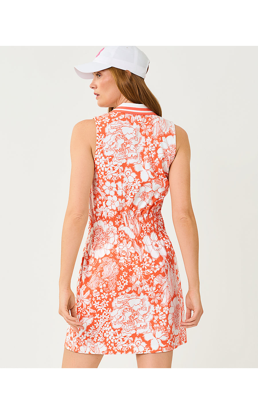 Love Active Sleeveless Dress Sunset Orange Budding Romance