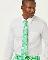 Mens Tie And Pocket Capri Blue Galloping Gals Mens Accessories