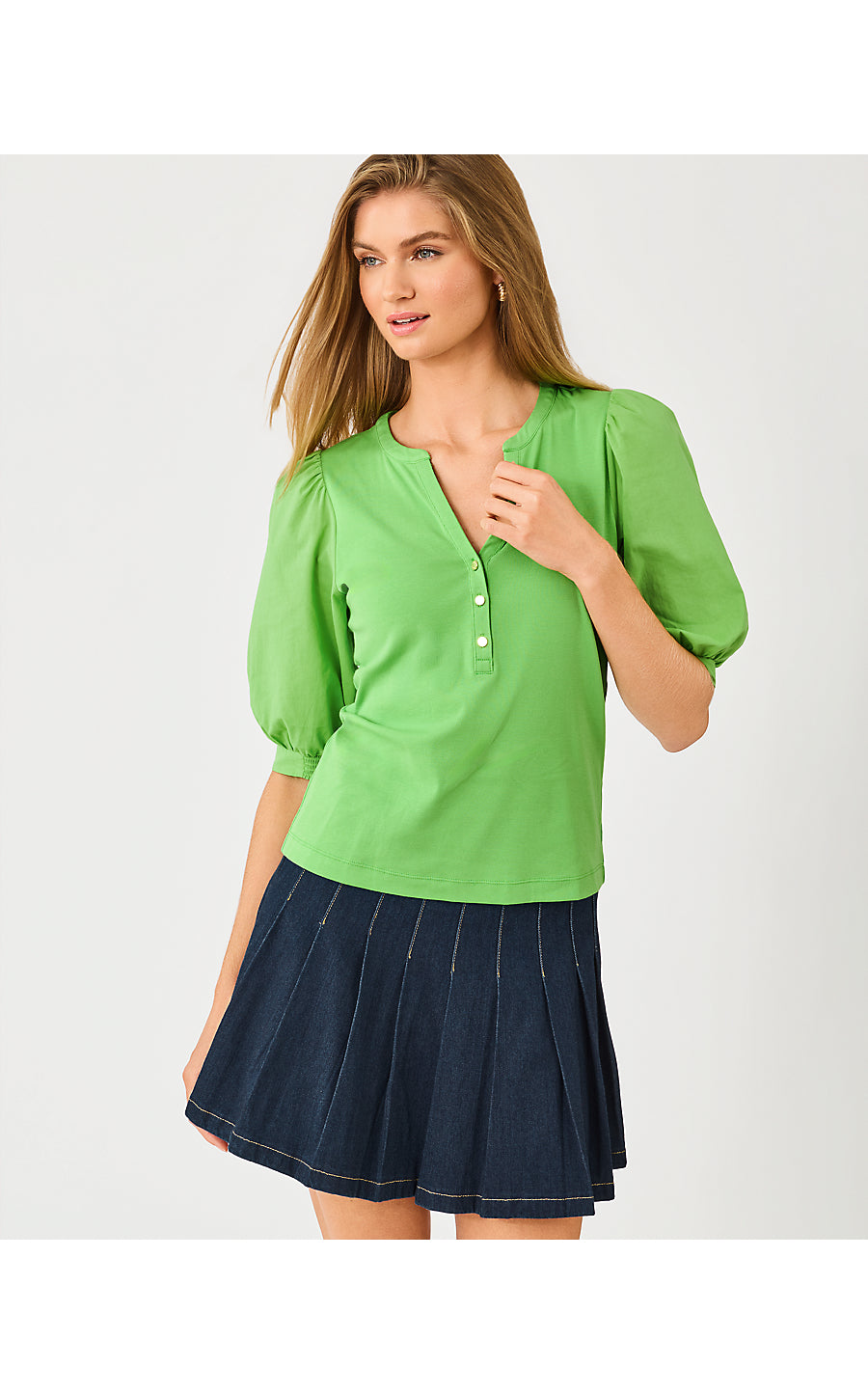 Ronson Knit Top Chateau Green