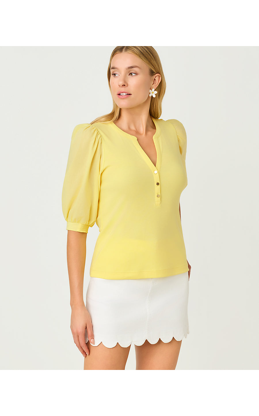 Ronson Knit Top Finch Yellow