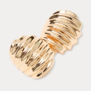 SUNBELIEVABLE EARRINGS GOLD METALLIC