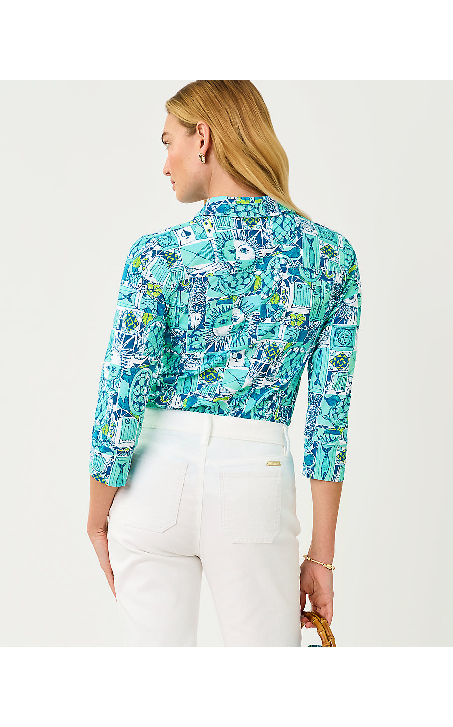 UPF 50+ Mandi 3/4 Sleeve Top Mint Condition Harlillyquin