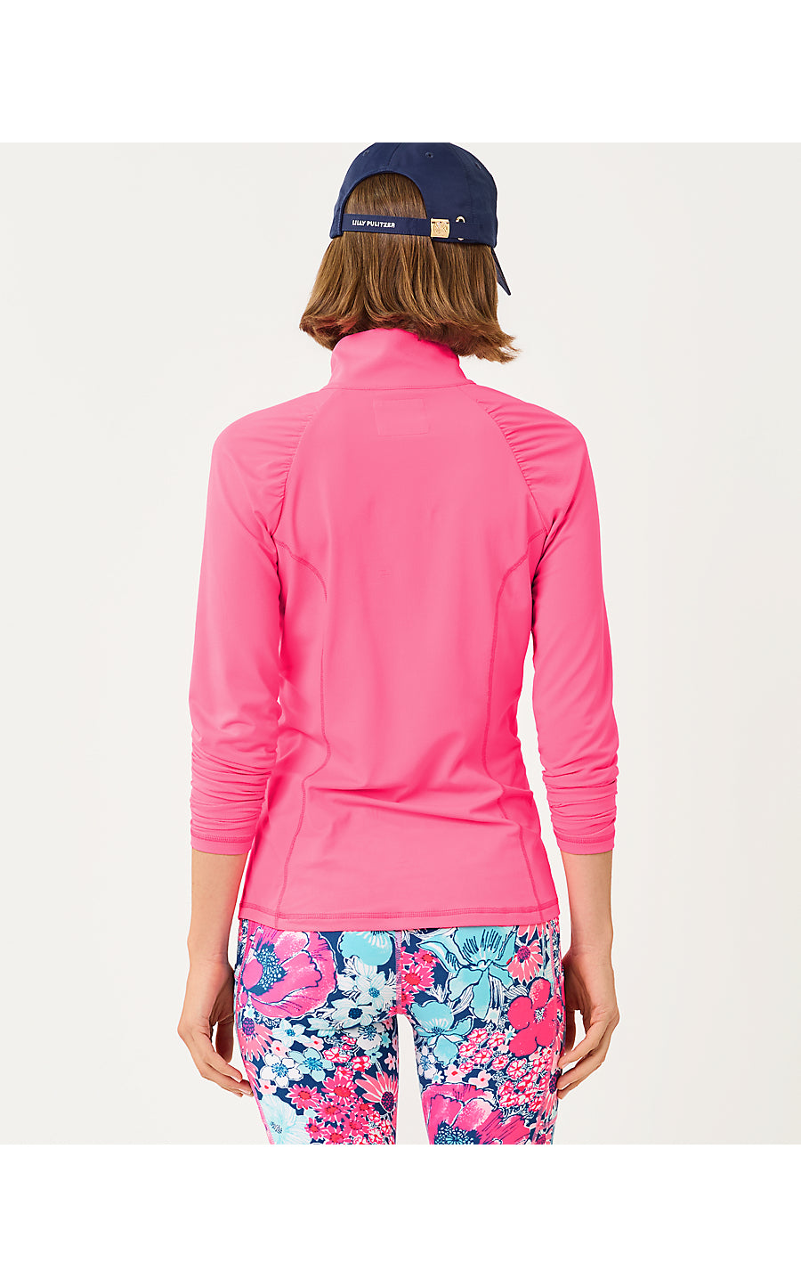 UPF 50+ Justine Half Zip Cherry Blossom Pink