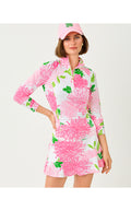 UPF 50+ Justine Half Zip Resort White Lil Go With The Flow
