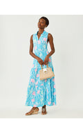 Riegan Maxi Dress Capri Blue Shelden