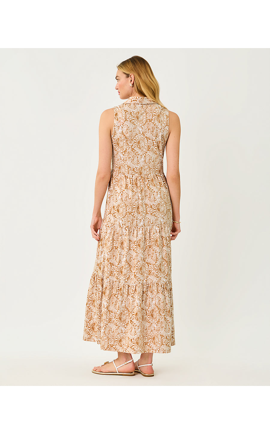 Riegan Maxi Dress Iced Latte Lil Jims Stuff
