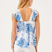 GYAH SLEEVELESS TOP RESORT WHITE JET SET JUNGLE