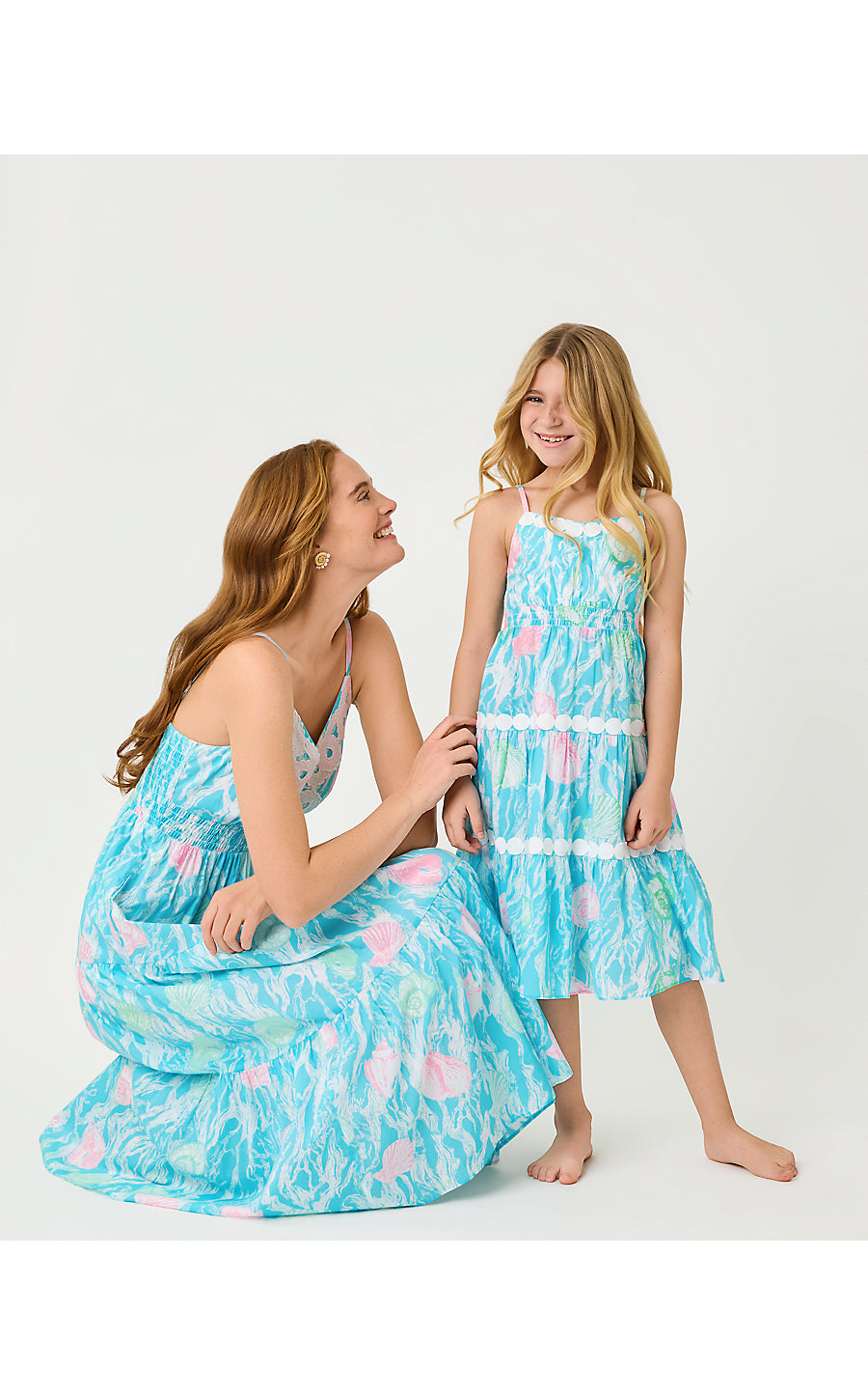 Mini Zanna Midi Dress Capri Blue Shelden