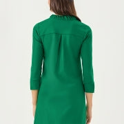 KNIGHTLEY DRESS FIDDLE LEAF GREEN