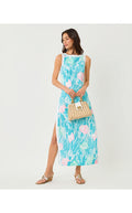 Eleanora Maxi Shift Romper Capri Blue Oversized Shelden