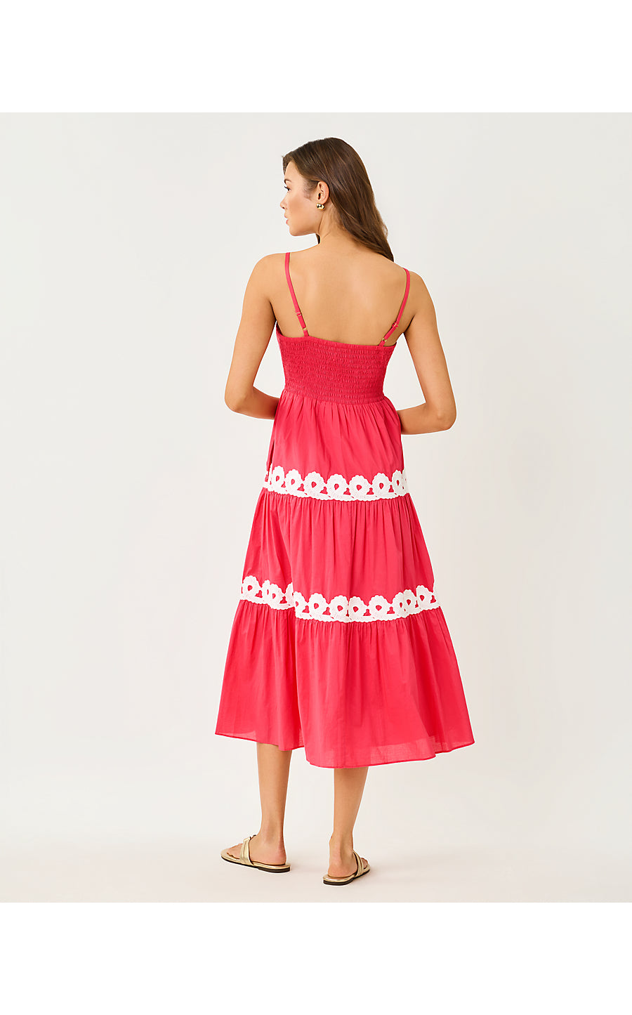 Zanna Midi Dress Paradise Punch
