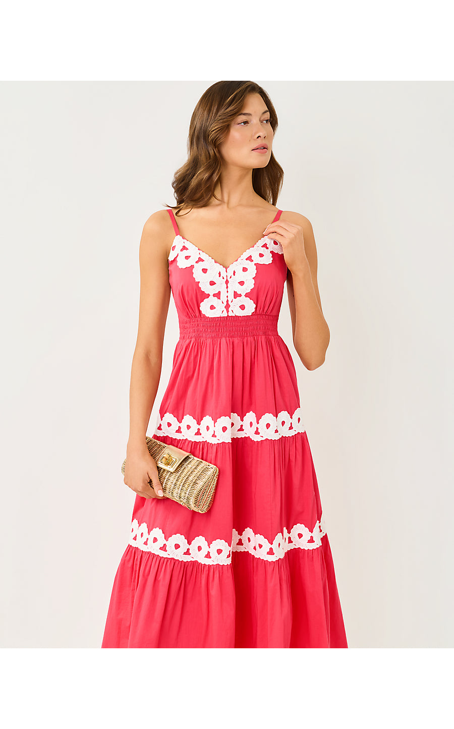 Zanna Midi Dress Paradise Punch