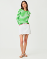 Jovienne Sweater Jackfruit Green Shine Bright Stripe