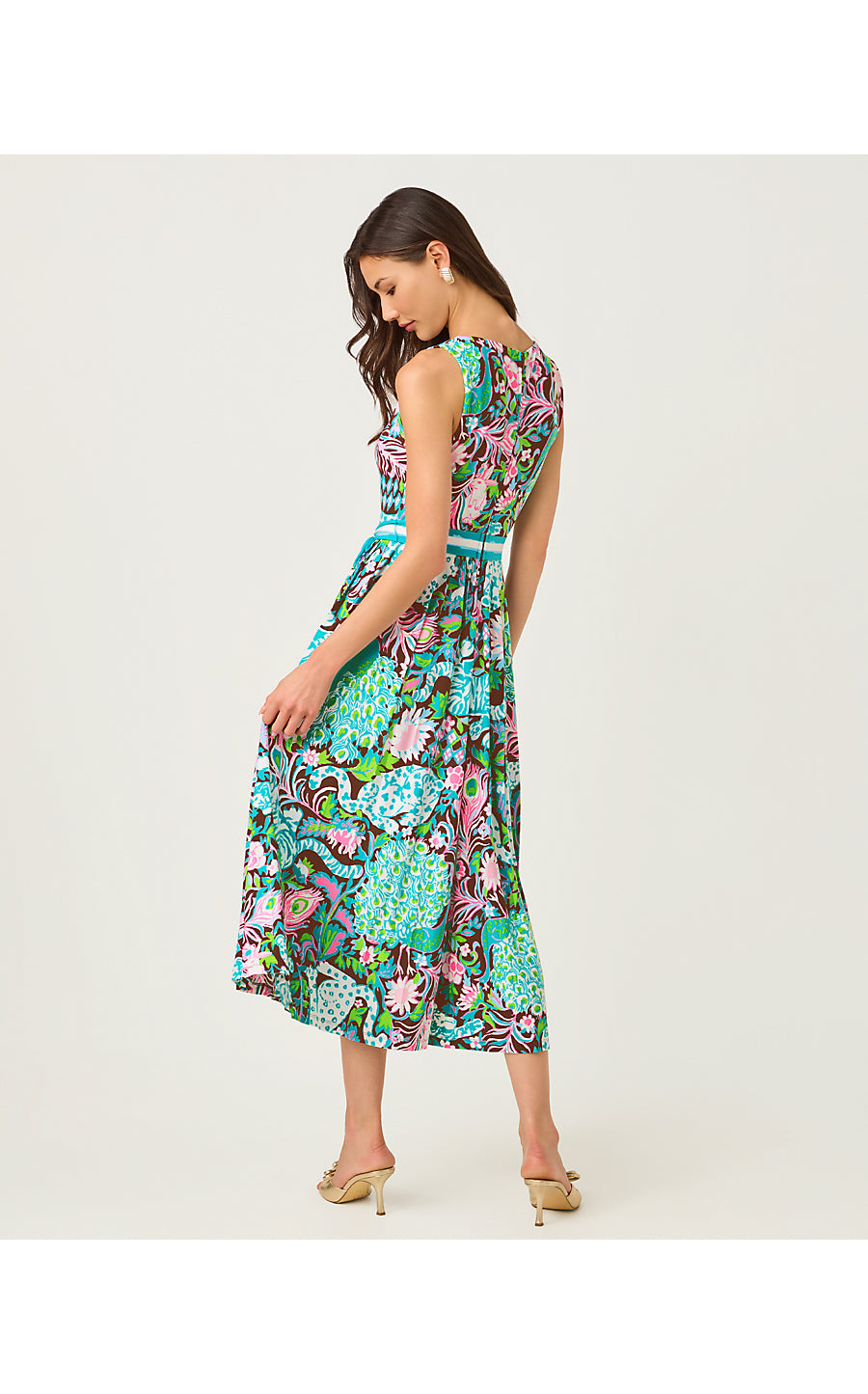 Gracyn Midi Dress Multi Royal Zoo Engineered