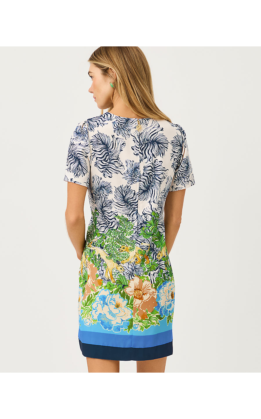 Edita Short Sleeve Shift Rutabaga Sympeony Engineered