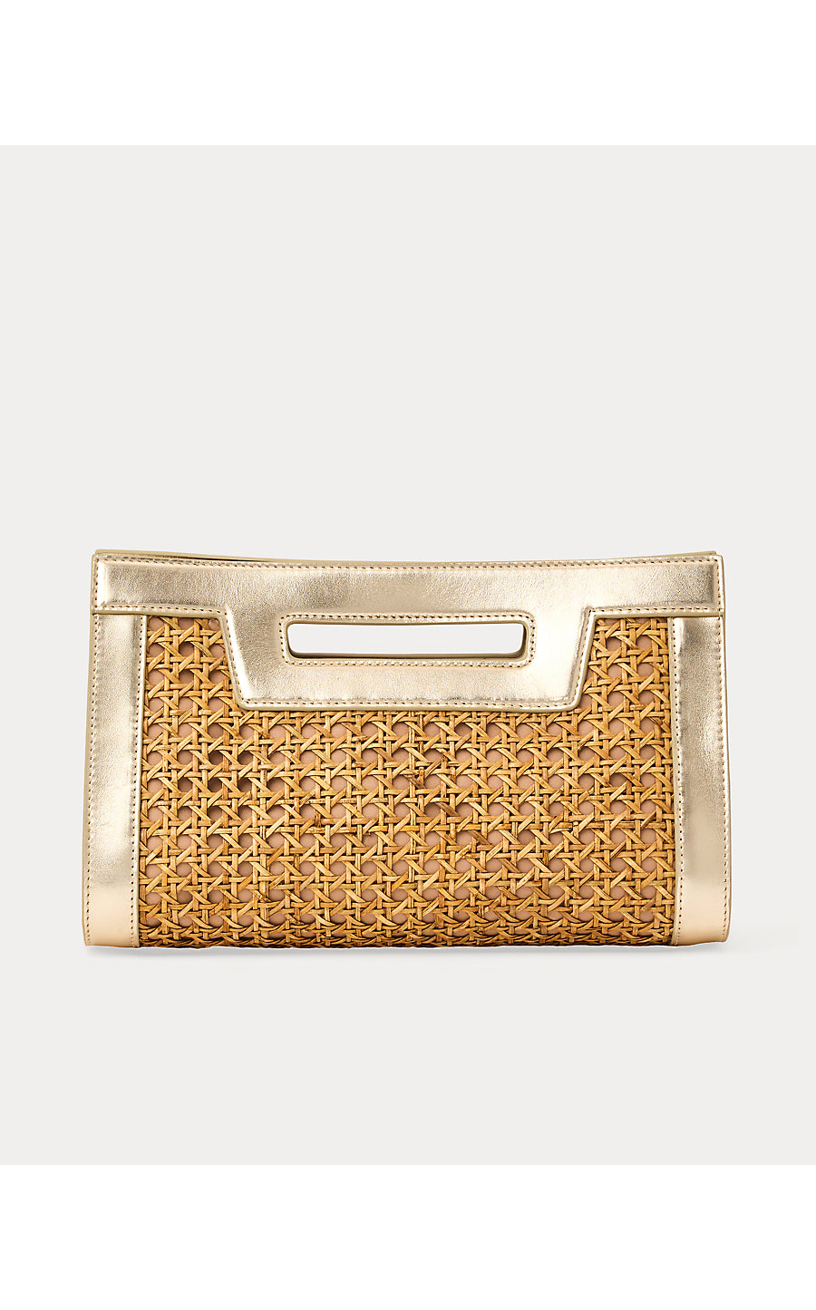 Liza Cane Clutch Natural