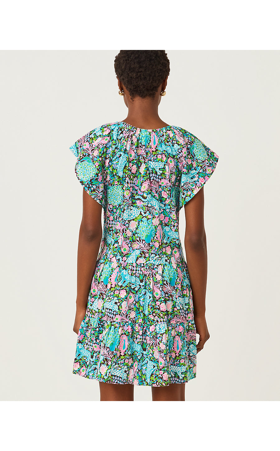 Norella Linen Dress Multi Royal Zoo