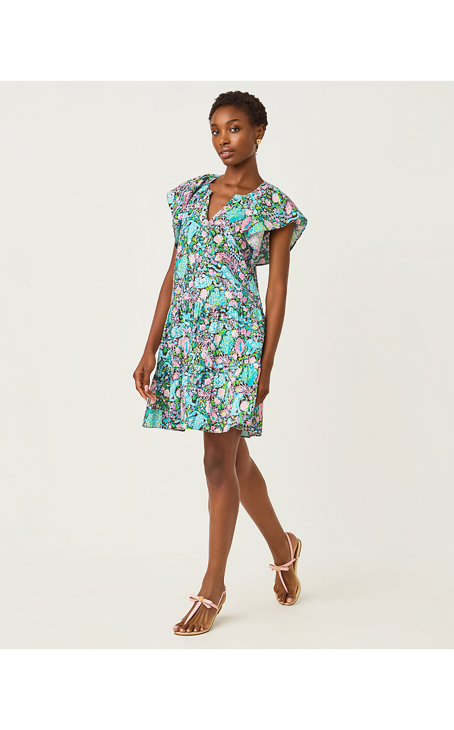 Norella Linen Dress Multi Royal Zoo