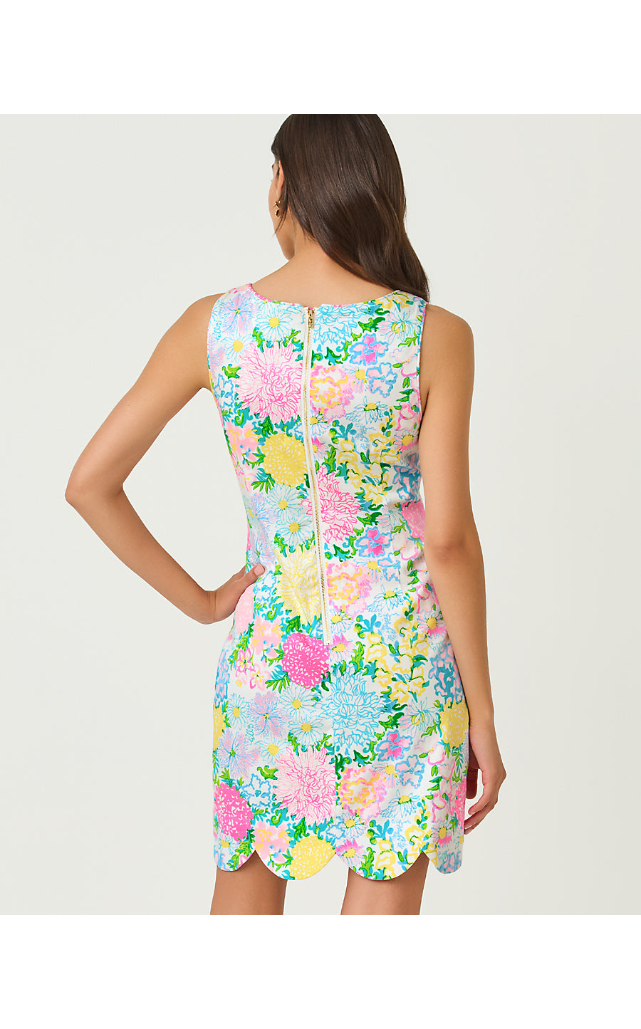 The Scallop Lilly Shift Multi Lilly Garden