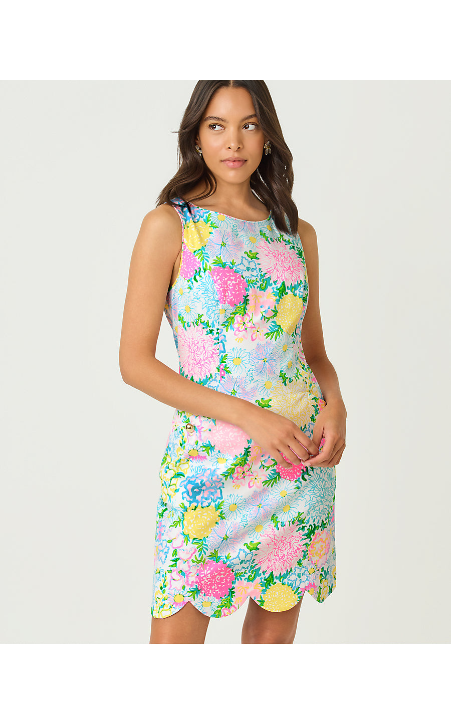 The Scallop Lilly Shift Multi Lilly Garden